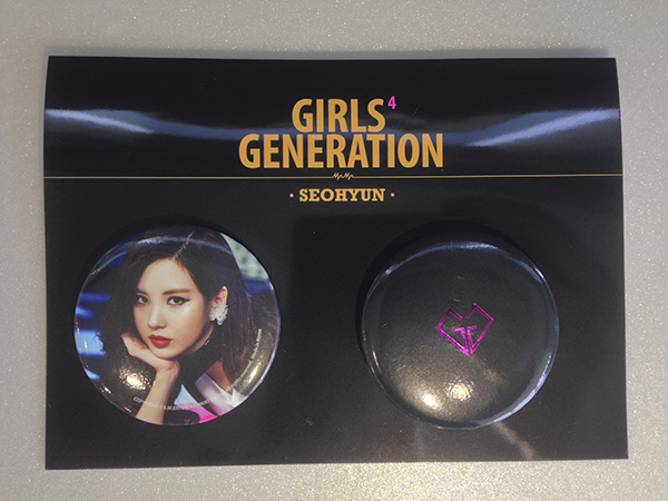 [SM Official Goods] Girls` Generation - Mr.Mr. Button Set (Seo Hyun)